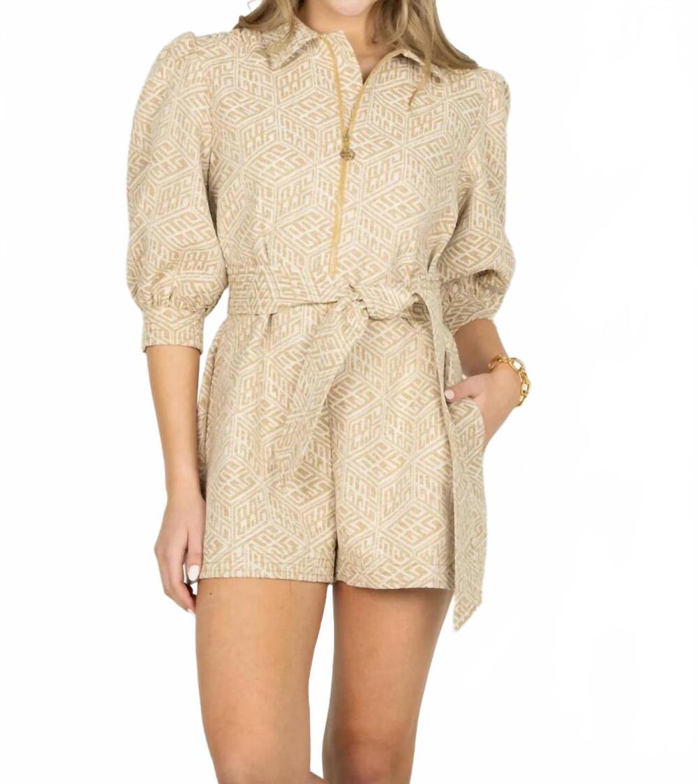 NEW EMILY MCCARTHY rio romper in mosaic